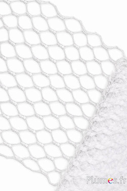 Hutnetz - Breite 20 cm - weiss